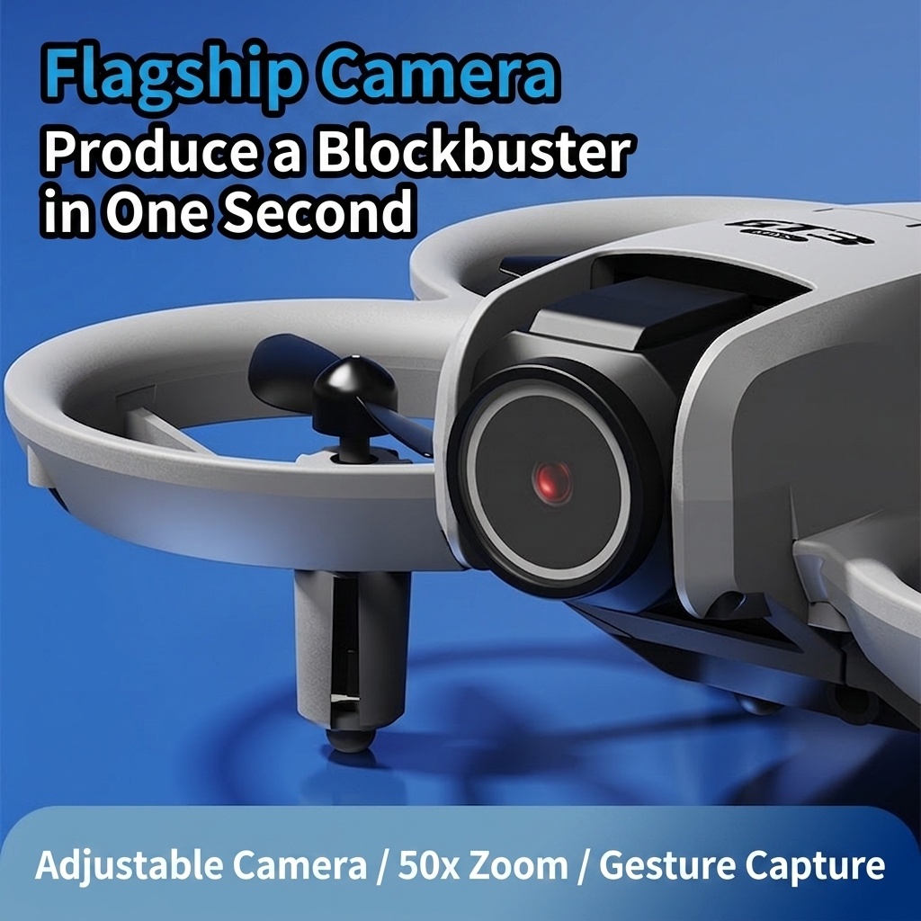 GT3 FPV Drone with HD Camera, Screen Remote Control, 180° Adjustable Lens, 360° Anti-Collision Quadcopter