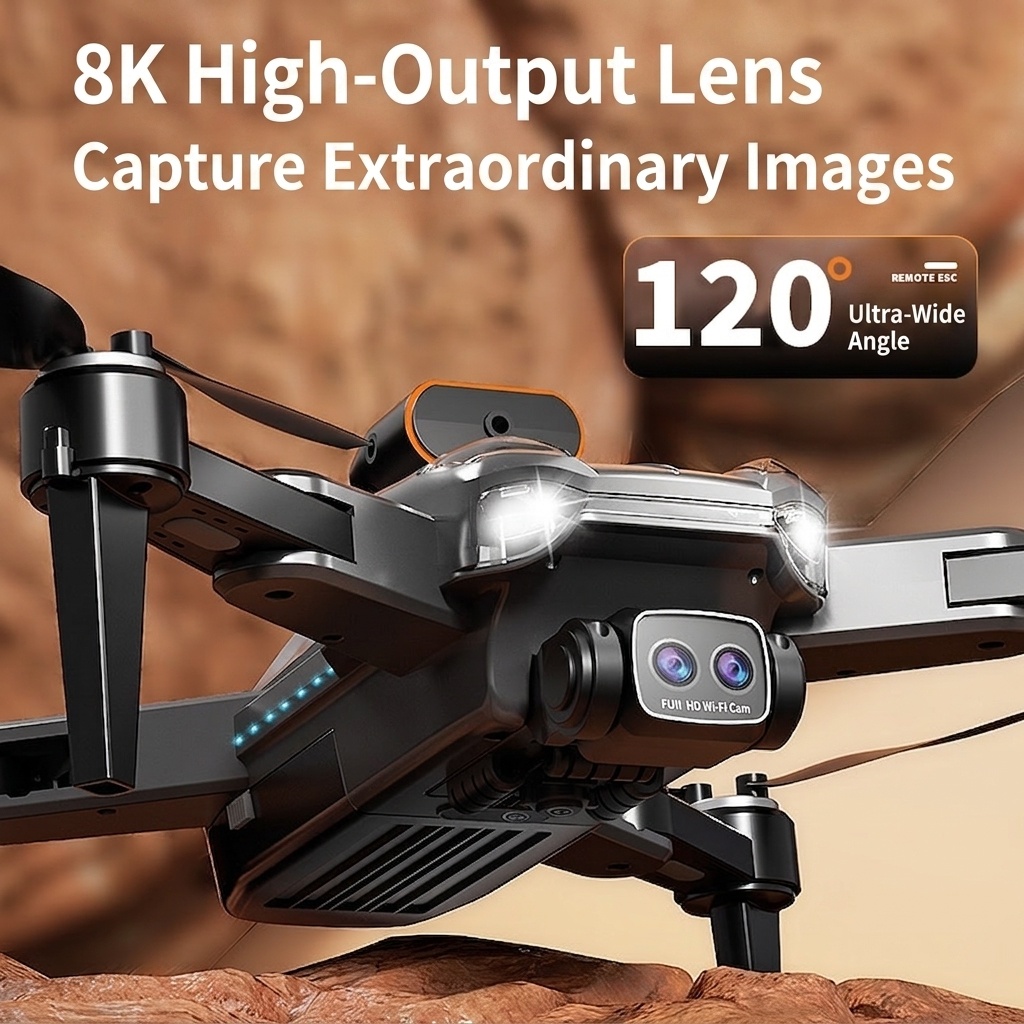 P11 GPS Brushless Drone with 8K HD Dual Camera, Optical Flow Positioning, Intelligent Obstacle Avoidance, FPV Quadcopter