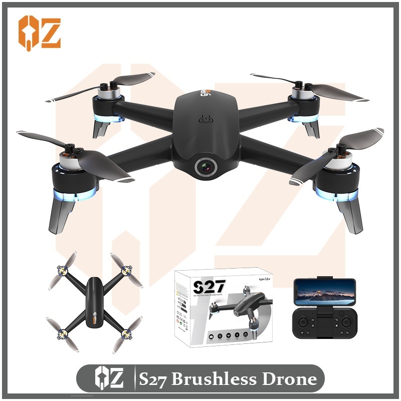 S27 Brushless Drone with HD Camera, GPS Positioning, Optical Flow Hovering, Long Flight Time RC Quadcopter