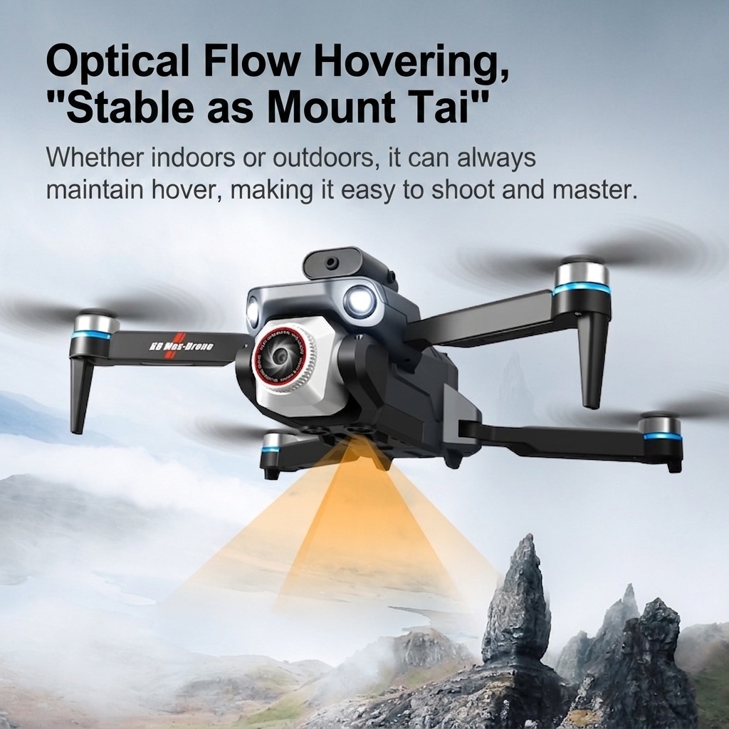 K6 Max Drone with 4K Camera, GPS Positioning, Screen-Equipped Remote Control, Brushless Motor, Obstacle Avoidance