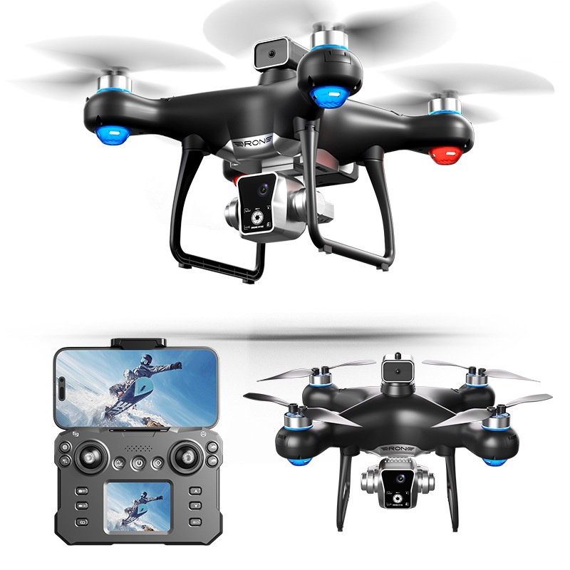 KY102 4K Drone with Screen Remote Control, 360° Intelligent Obstacle Avoidance, Brushless Motor, Foldable Quadcopter