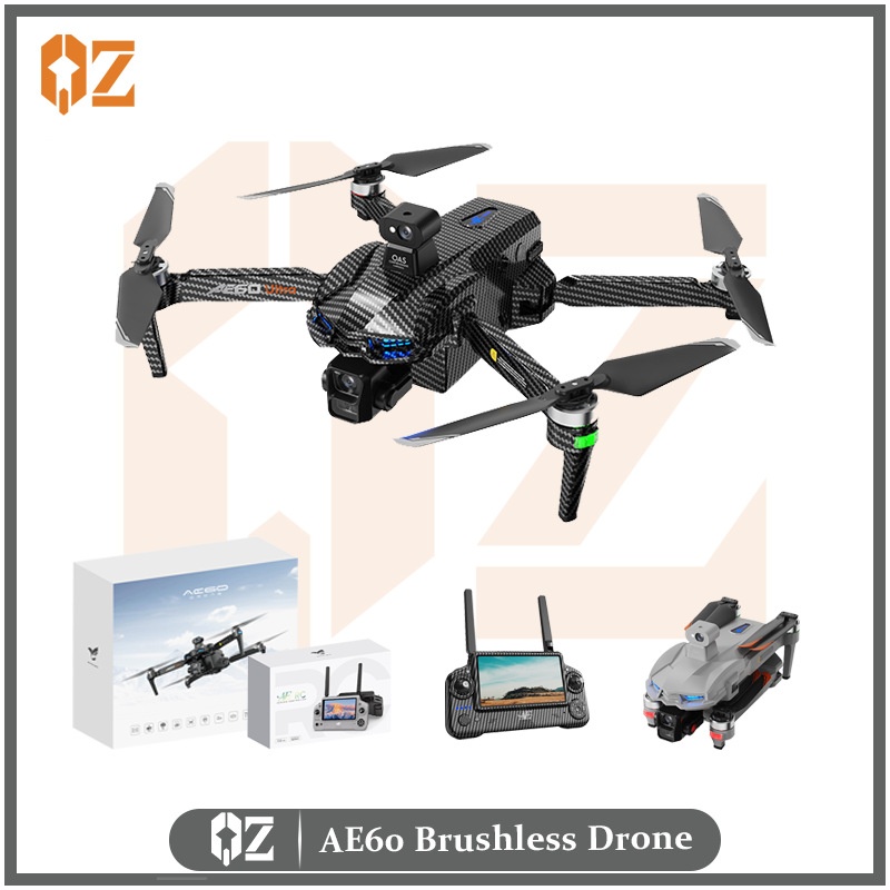 AE60 Brushless Drone with 4K Camera, GPS Return, 7.2-inch Large Screen Remote, 3-Axis Gimbal, Long Range FPV