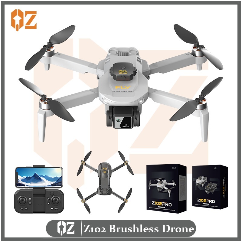 Z102 Pro Brushless Drone with HD Camera, Optical Flow Positioning, Intelligent Obstacle Avoidance, Long Flight Time