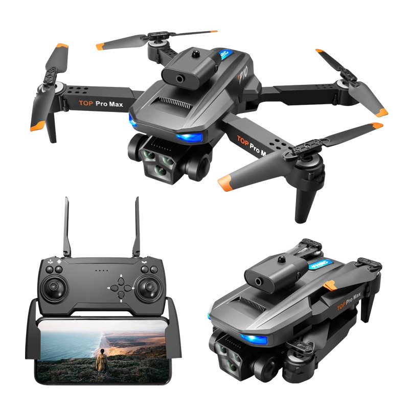 P10 MAX PRO 8K Drohne mit Dreifachkamerasystem, optischer Flusspositionierung, intelligenter Hindernisvermeidung, faltbarer Quadcopter