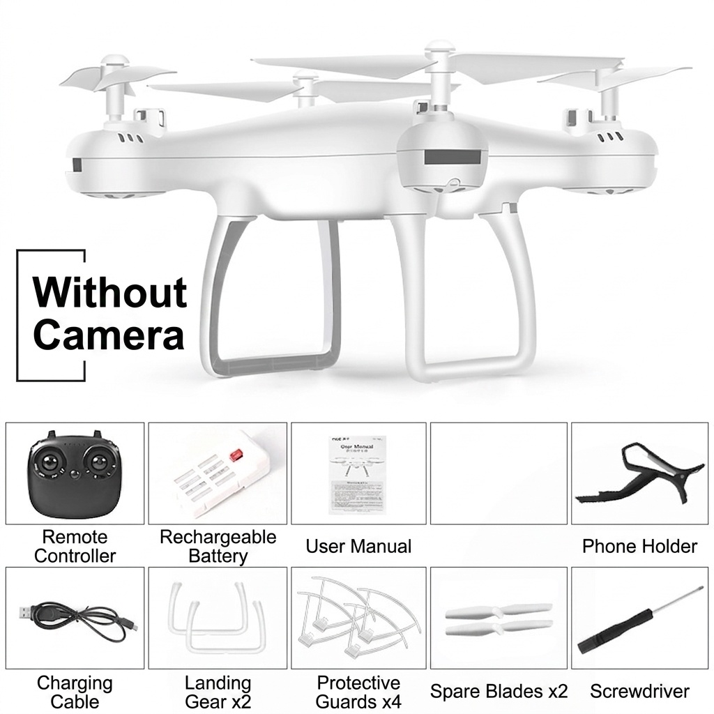 Dron aéreo de 8 segundos con cámara HD, modos de vuelo inteligentes, mantenimiento de altitud, batería de larga duración y cuadricóptero de fácil control.