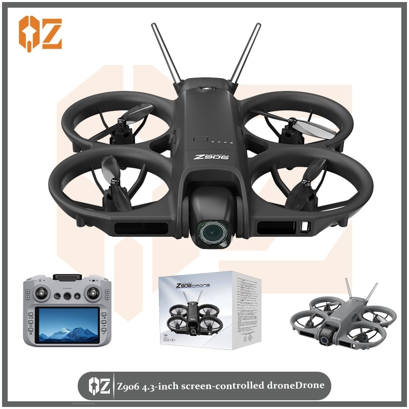 Z906 FPV-Drohne mit 4,3-Zoll-Bildschirmsteuerung, HD-Kamera, optischer Flusspositionierung und intelligenter Hindernisvermeidung