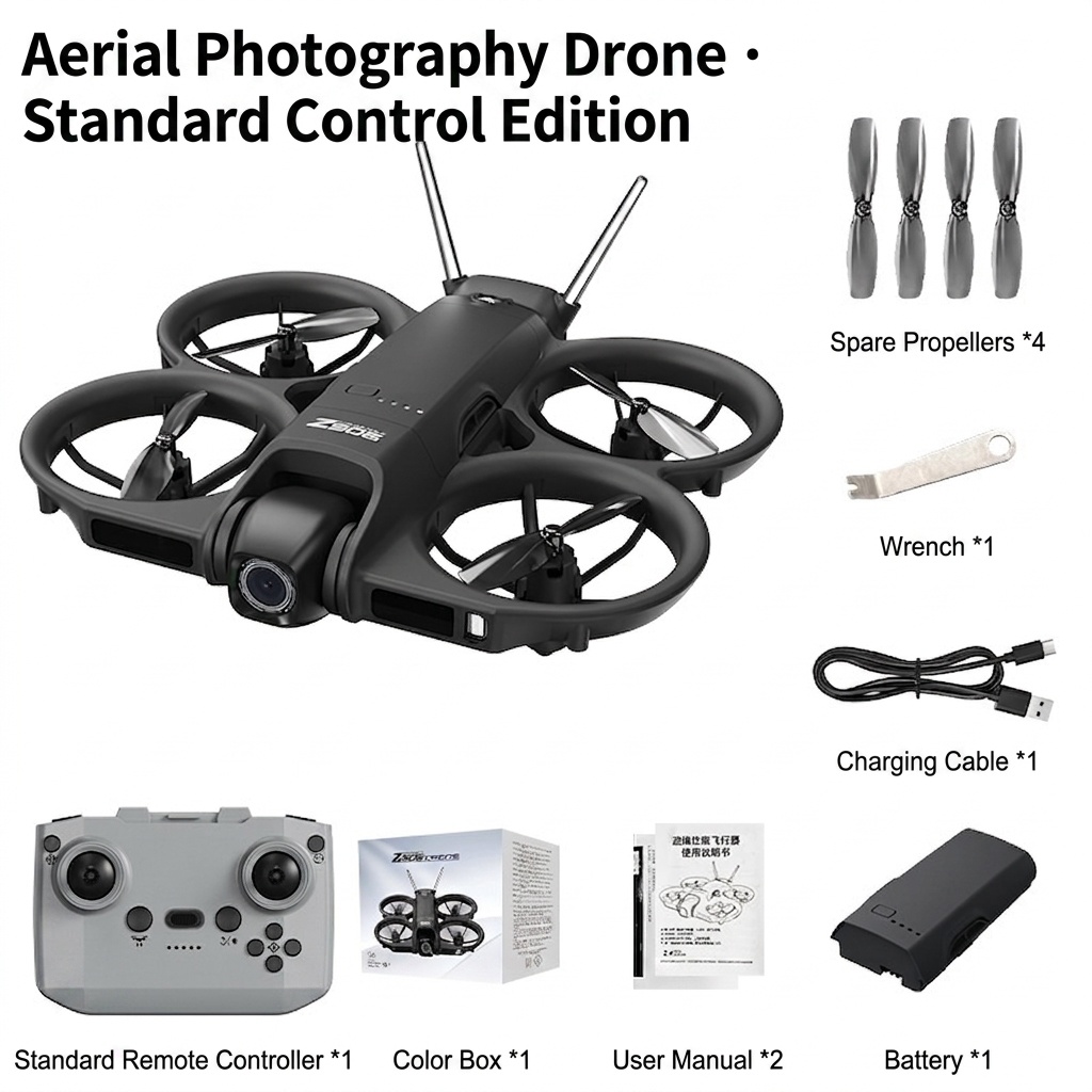 Z906 FPV-Drohne mit 4,3-Zoll-Bildschirmsteuerung, HD-Kamera, optischer Flusspositionierung und intelligenter Hindernisvermeidung