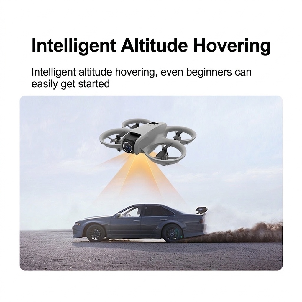T3 Mini-Drohne mit zwei Objektiven, HD-Kamera, 135° verstellbarem Objektiv, intelligentem Schwebeflug in fester Höhe und Echtzeit-FPV