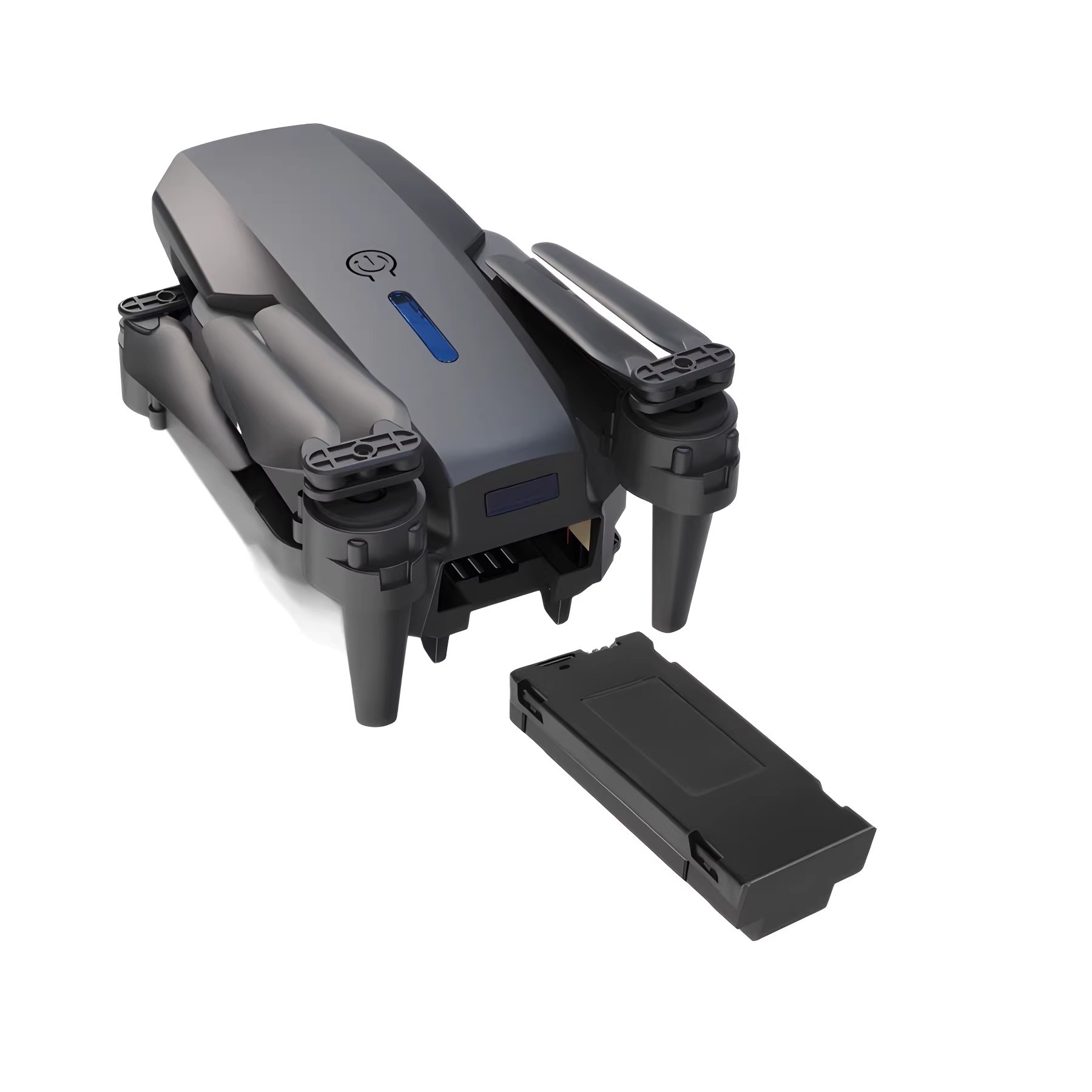 Dron plegable E88 Pro 4K con cámara dual HD, posicionamiento por flujo óptico, control remoto con pantalla, cuadricóptero RC