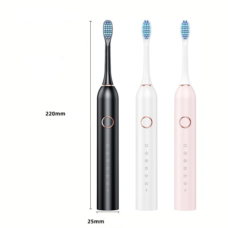 Sonic Electric Toothbrush with 6 Modes, 8 Brush Heads, Smart Timer, 40000 VPM