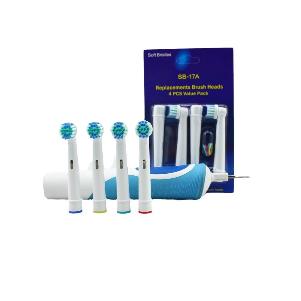 Soft Bristle Electric Toothbrush Replacement Heads, Compatible with Oral-B