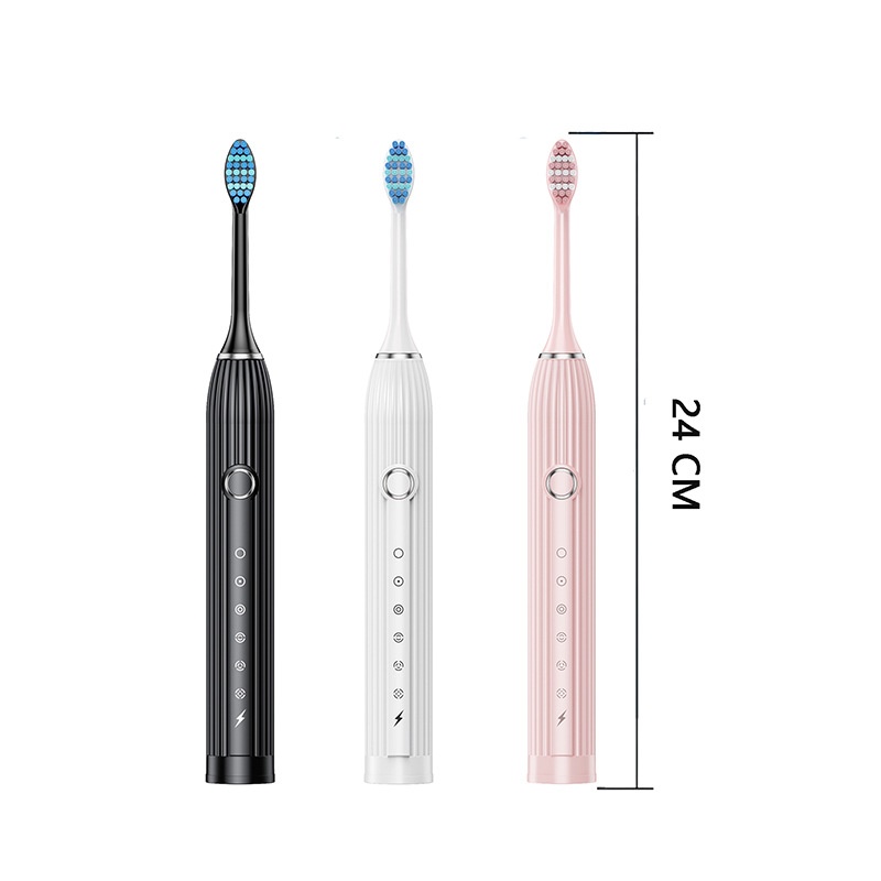 Sonic Electric Toothbrush for Adults and Kids, 8 Brush Heads, Deep Cleaning