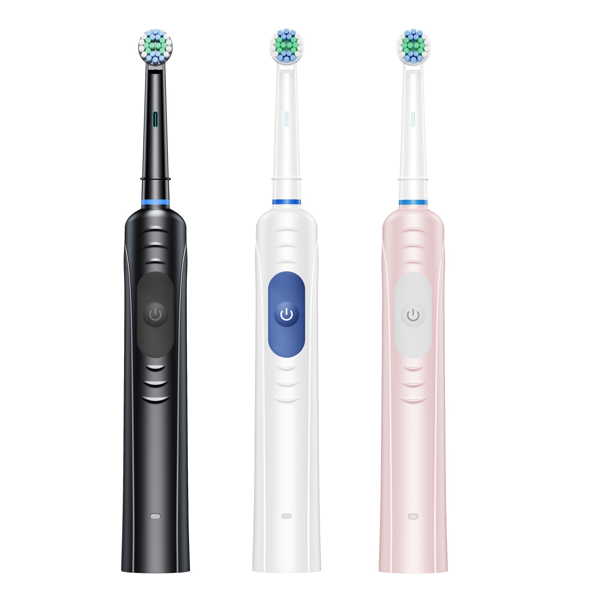 P1-ONE Deep Clean Sonic Electric Toothbrush with 8 Brush Heads