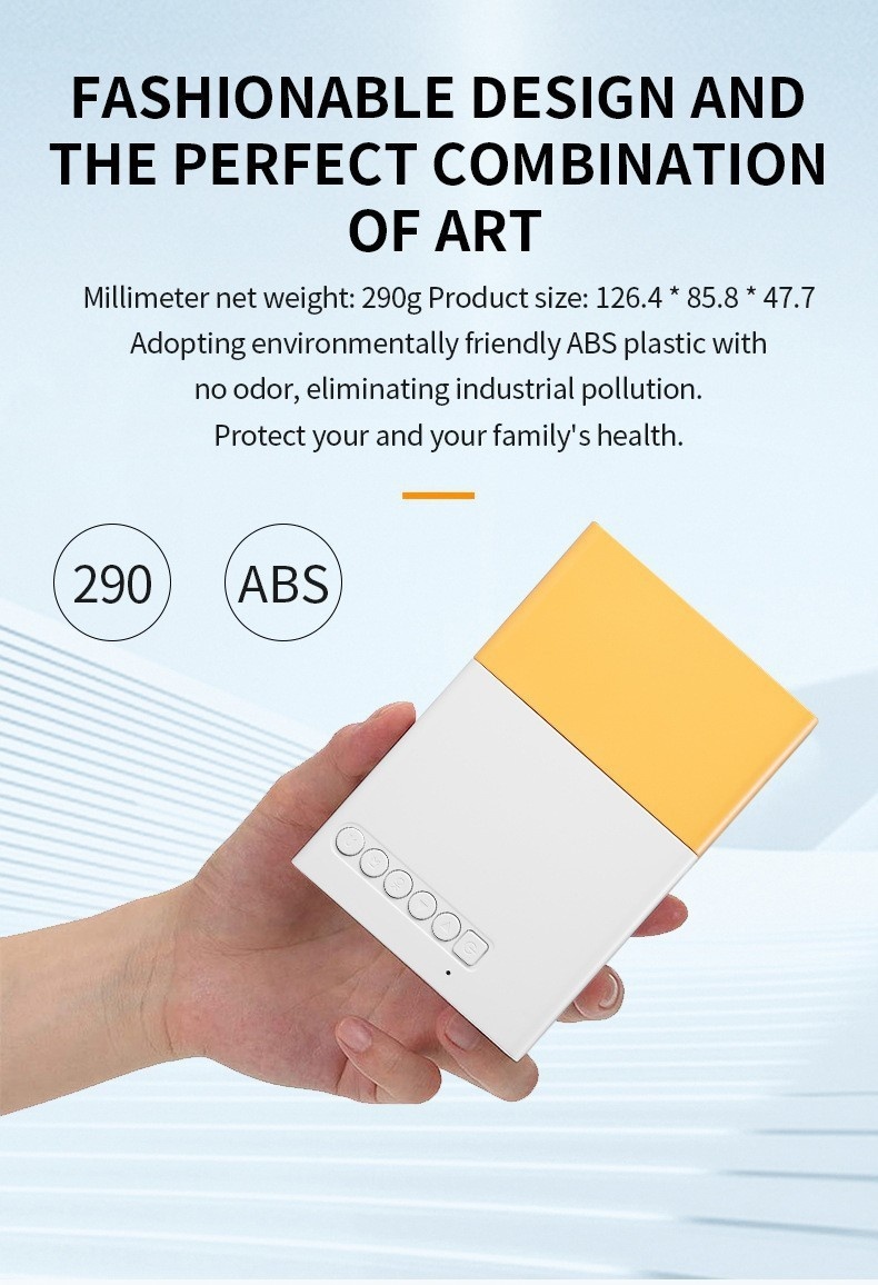 Portable Mini 1080P Full HD Projector for Home Theater & Outdoor Use -Model#YG300