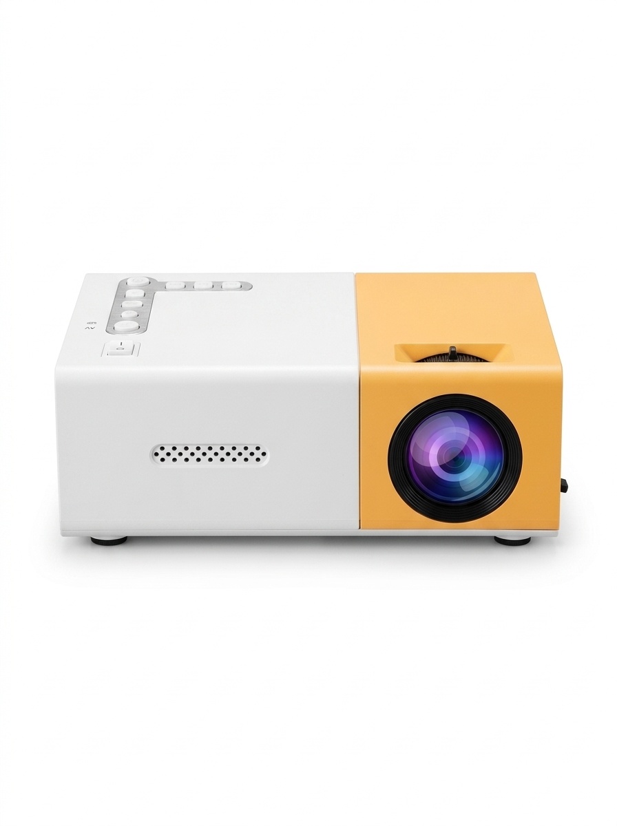 Portable Mini 1080P Full HD Projector for Home Theater & Outdoor Use -Model#YG300