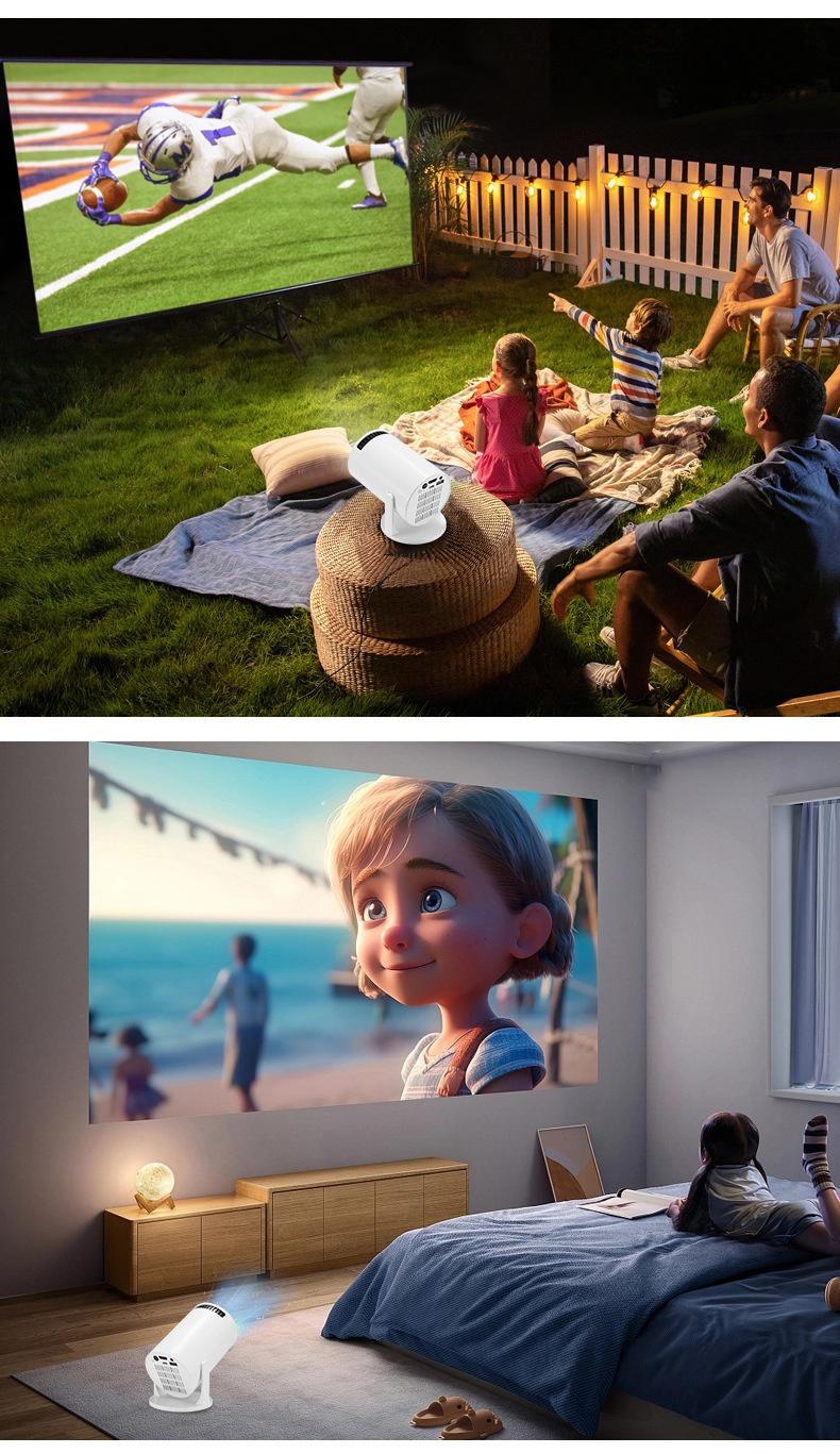 Mini Portable Smart Projector, Wi-Fi & HDMI - Model#HY200 Sharing Screen