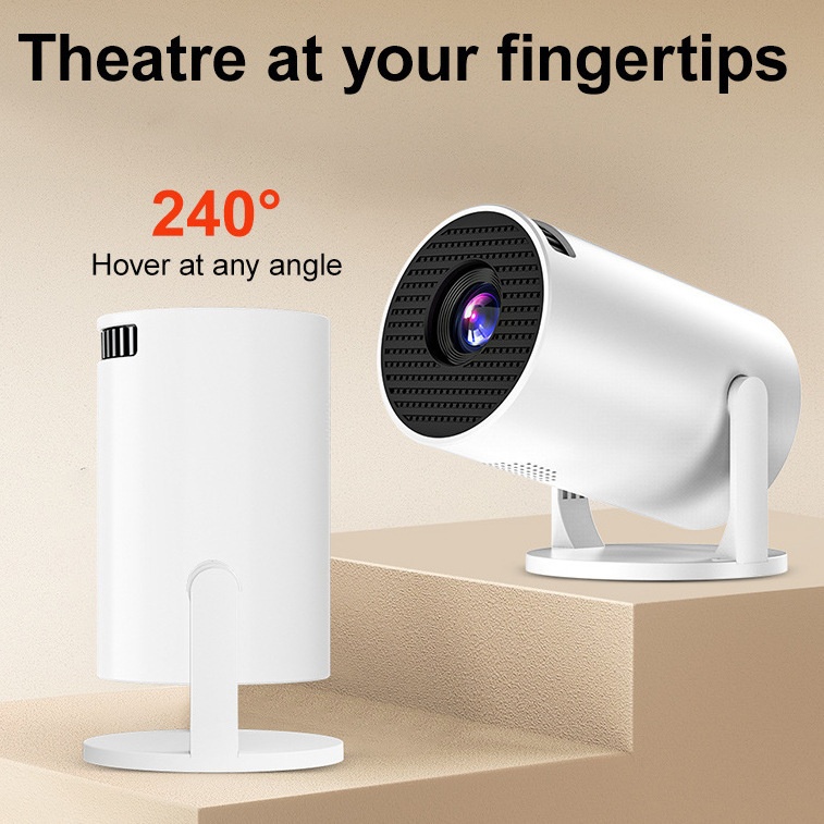 Mini Portable Smart Projector, Wi-Fi & HDMI - Model#HY200 Sharing Screen