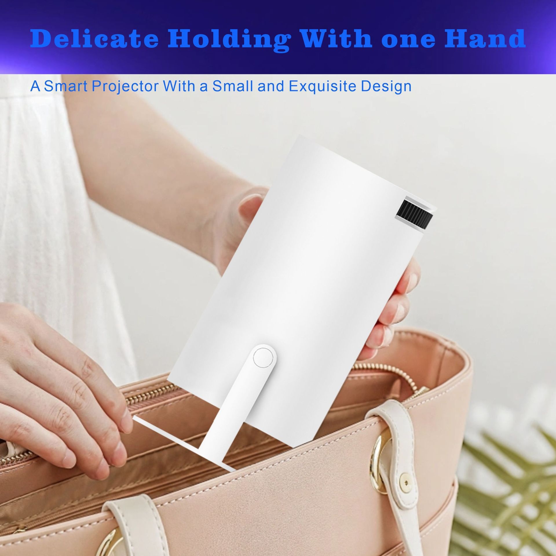 Portable Smart Projector Support Android 11 Wi-Fi , 720P - Model#HY300 Sharing Screen