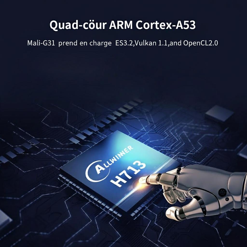 Projecteur intelligent portable 4K compatible Android 11 Wi-Fi 6, résolution 1280 x 720p, écran de 130 pouces - Modèle n° HY300