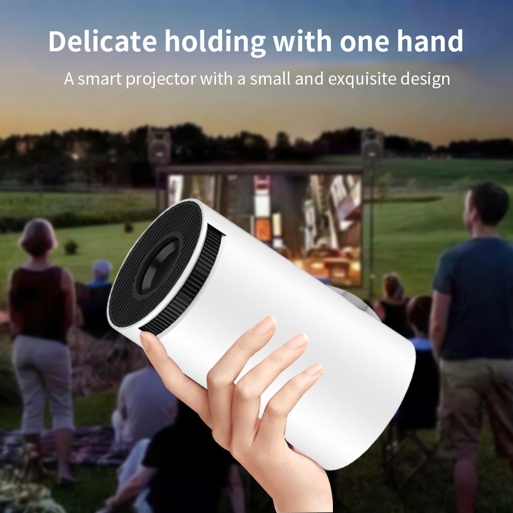 Portable Smart 4K Projector Android 11.0 720P 1280 x 720P Support , 130" screen display Model#HY300 Pro