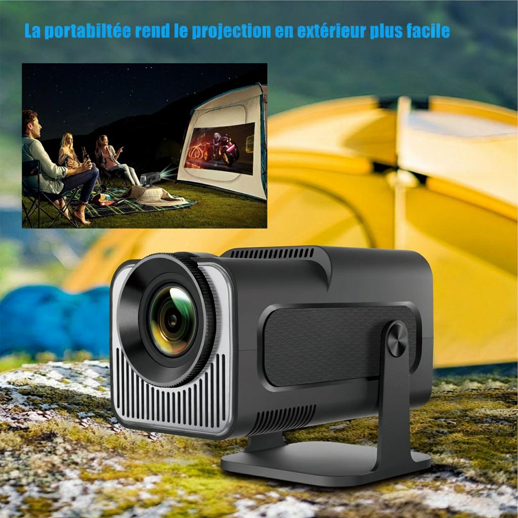 Mini projecteur intelligent portable 4K compatible Android 11.0 avec correction automatique de l'échelle - Modèle n° HY320mini