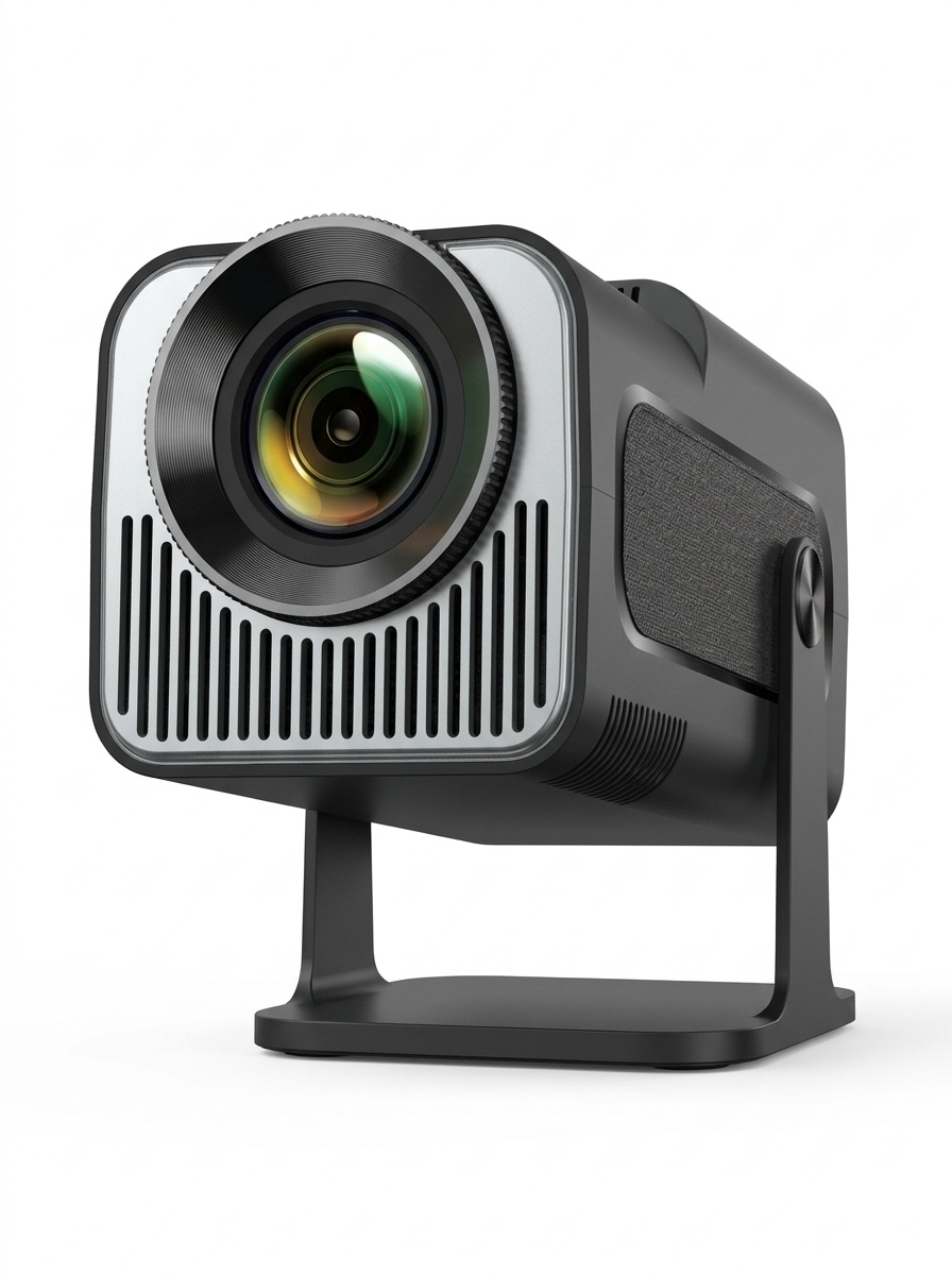 Mini draagbare slimme projector 4K, ondersteunt Android 11.0 met automatische laddercorrectie - Model#HY320mini