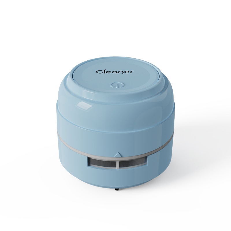 Portable Mini Desktop Vacuum Cleaner, Desk Dust Sweeper for Keyboard & Crumbs, Strong Suction, Micro-Porous Filter, Battery Operated for Home or Office