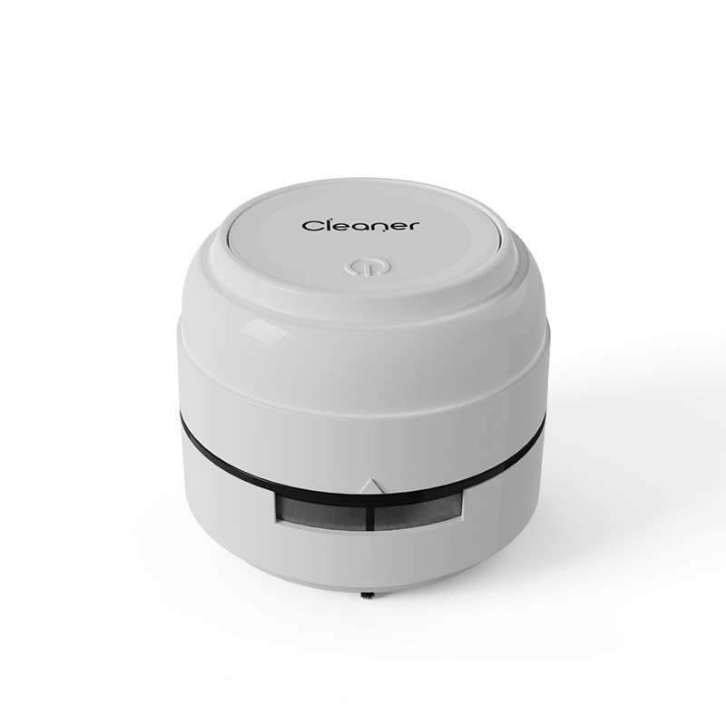 Portable Mini Desktop Vacuum Cleaner, Desk Dust Sweeper for Keyboard & Crumbs, Strong Suction, Micro-Porous Filter, Battery Operated for Home or Office