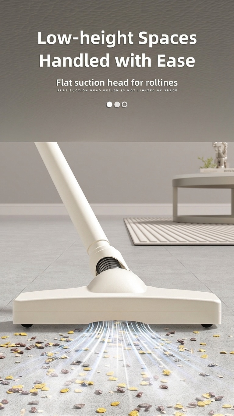 Cordless Stick Vacuum Cleaner, Wireless Handheld with Powerful Suction, Multi-Stage Filtration, Lightweight Design, Long-Lasting Battery, Versatile Brush Head