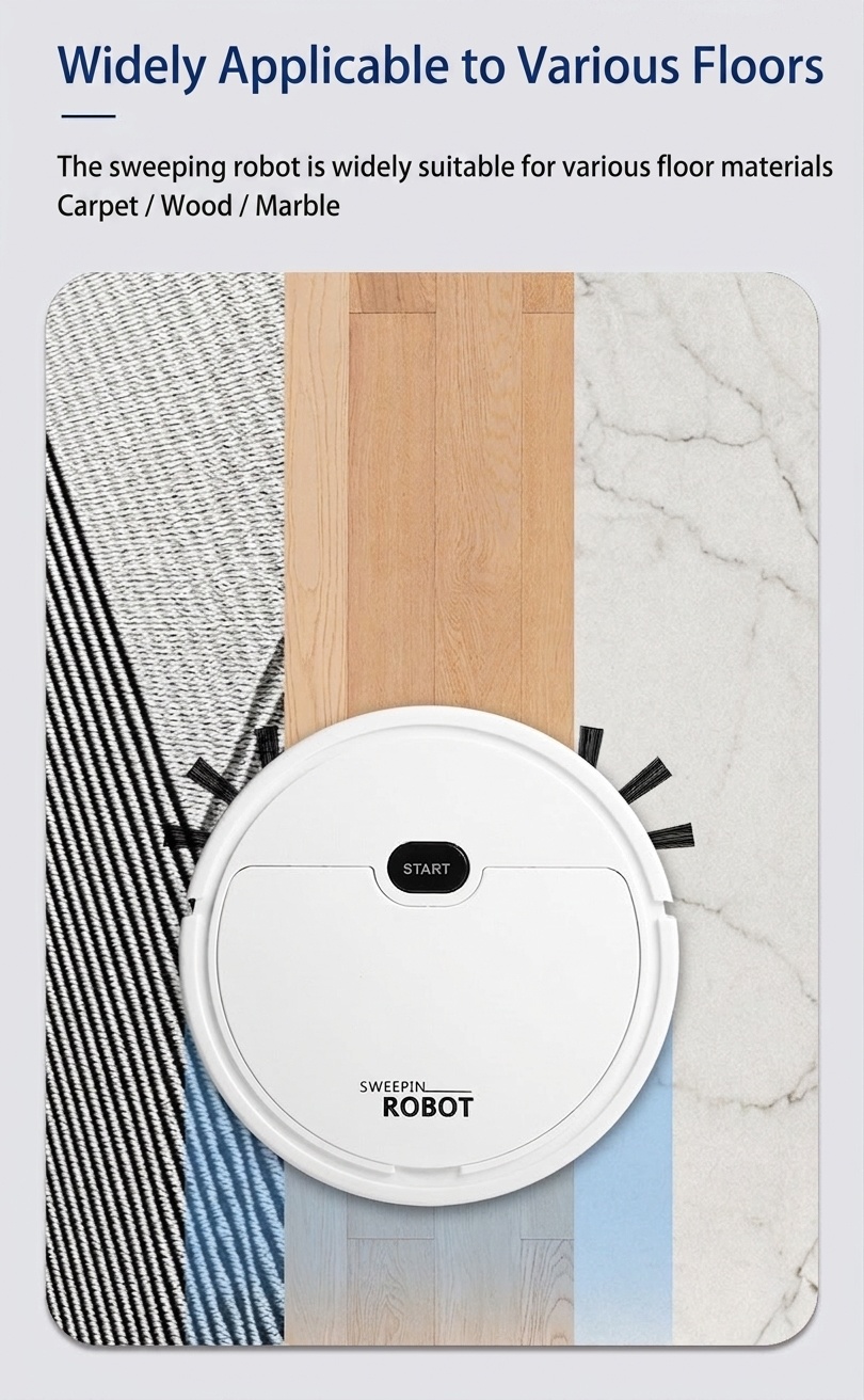 K235 3-in-1 Smart Robot Vacuum Cleaner with Mop & Humidifier, Sweeping & Vacuuming, Smart Obstacle Avoidance, 1500mAh Battery, 60+ Min Quiet Operation