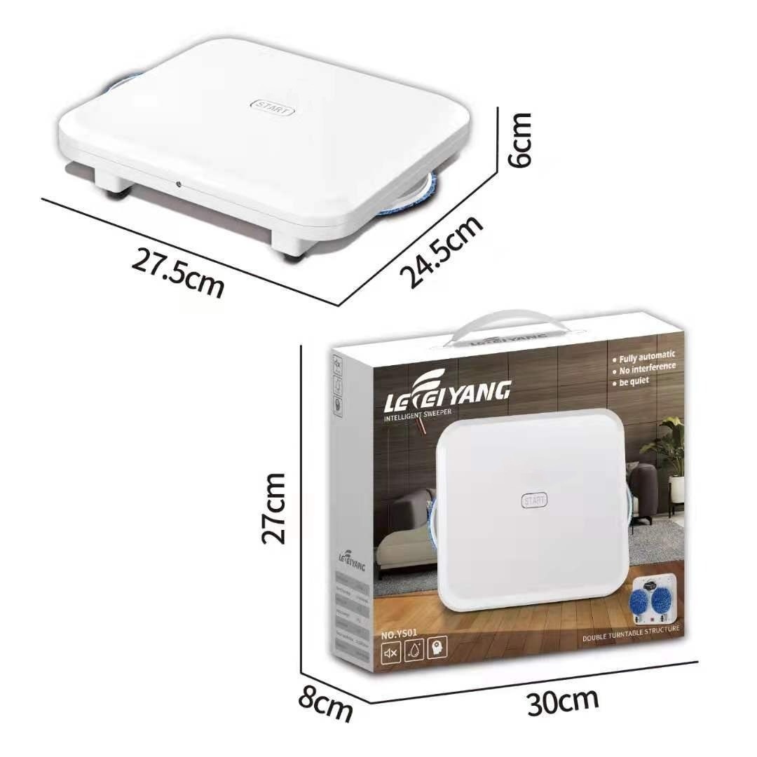 Smart Robot Mop & Sweeper, Automatic Wet/Dry Floor Cleaner, Powerful Dual Rotating Pads, Smart Obstacle Avoidance, Long-Lasting Battery for All Floor Types