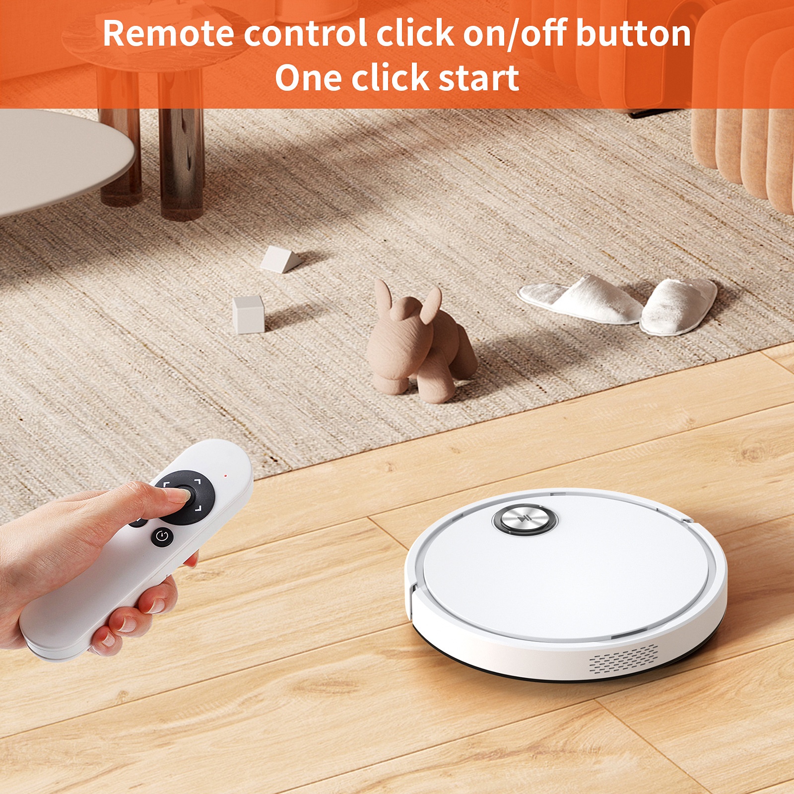 Smart Robot Vacuum Cleaner with Mop, 2800Pa Powerful Suction, App & Remote Control, Intelligent Obstacle Recognition, Slim Design, Ideal for Pet Hair