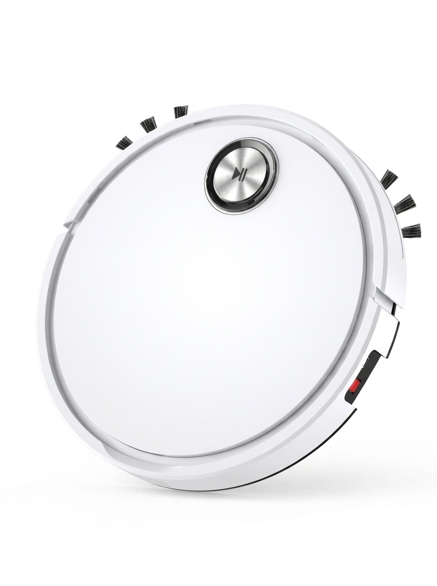 Smart Robot Vacuum Cleaner with Mop, 2800Pa Powerful Suction, App & Remote Control, Intelligent Obstacle Recognition, Slim Design, Ideal for Pet Hair