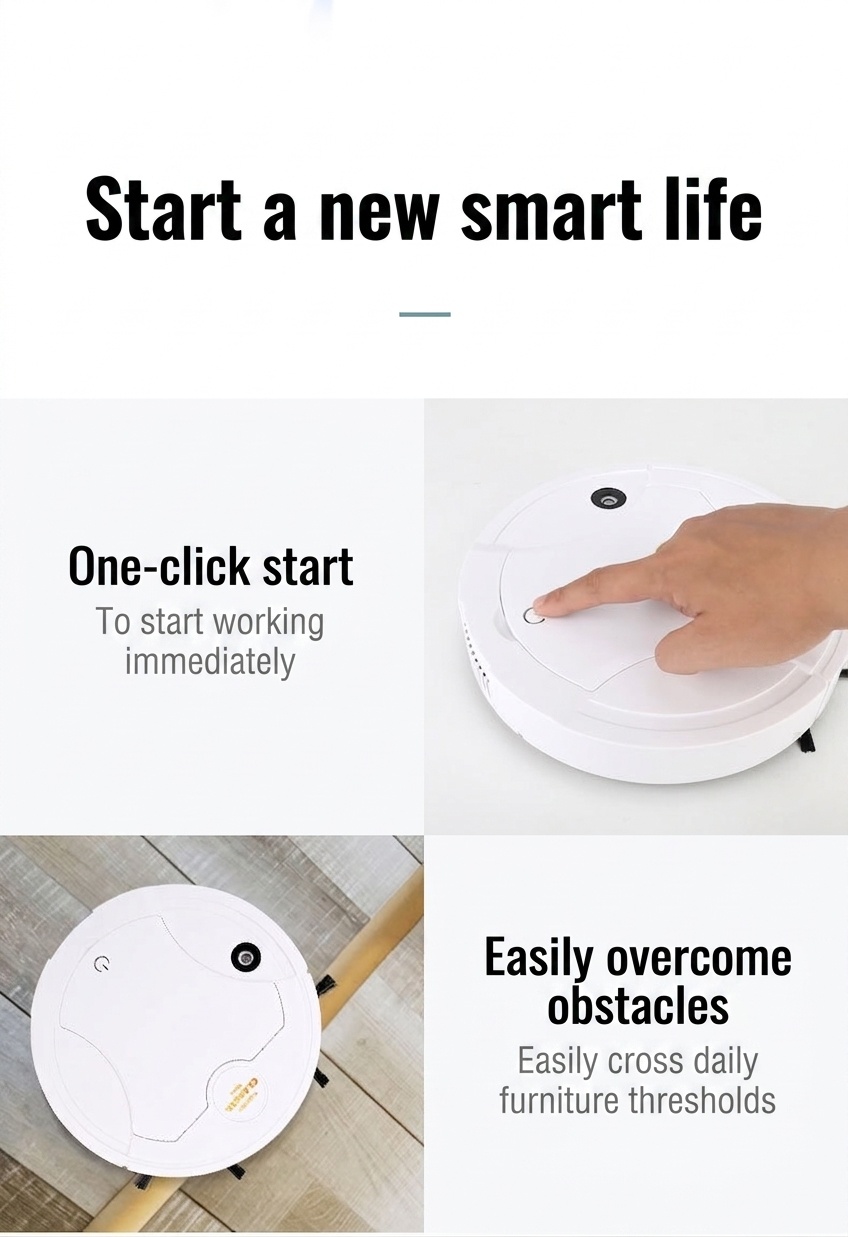 K250A Smart Robot Vacuum Cleaner, 5-in-1 Sweep, Mop, Vacuum, Humidify & UV Sterilize, Intelligent Obstacle Avoidance, 1200mAh Battery, 90-Min Runtime
