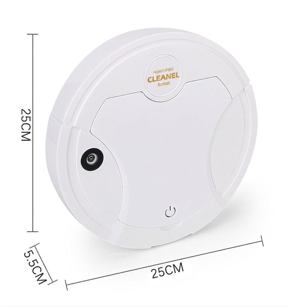 K250A Smart Robot Vacuum Cleaner, 5-in-1 Sweep, Mop, Vacuum, Humidify & UV Sterilize, Intelligent Obstacle Avoidance, 1200mAh Battery, 90-Min Runtime