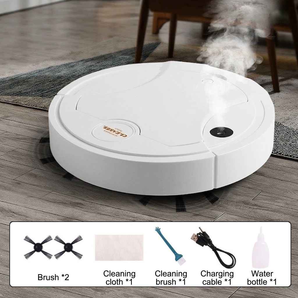 K250A Smart Robot Vacuum Cleaner, 5-in-1 Sweep, Mop, Vacuum, Humidify & UV Sterilize, Intelligent Obstacle Avoidance, 1200mAh Battery, 90-Min Runtime