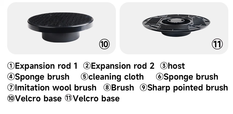 10-in-1 Multipurpose Electric Cleaning Brush, Power Scrubber with Extension, 25W Motor, 3-Speed Settings, IPX7 Waterproof, Type-C Charging, 90-Min Cordless Use