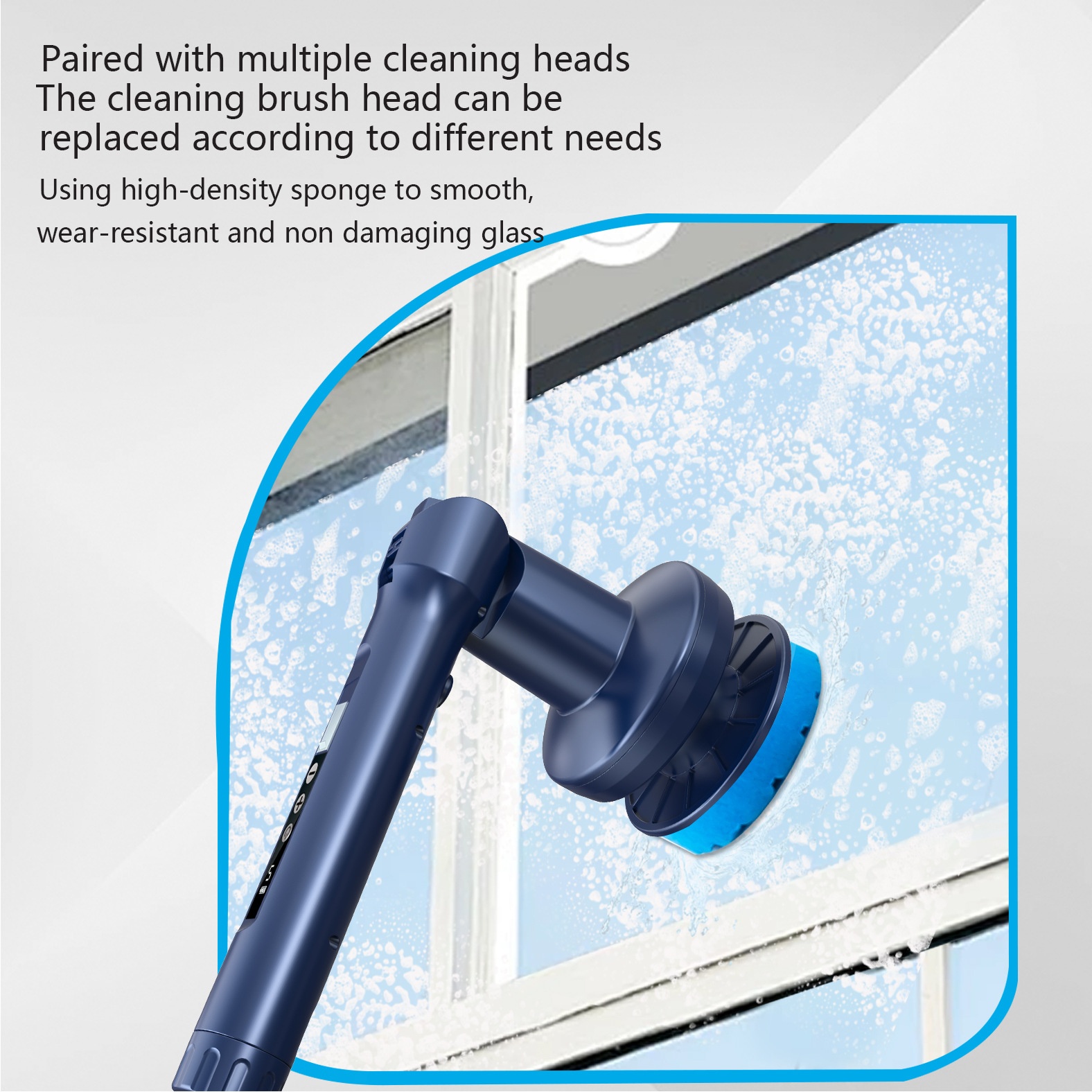 Multi-functional Electric Rotating Cleaning Brush, Power Scrubber for Home & Car, Deep Cleaning Powerful Motor, Interchangeable Brush Heads, Ergonomic Design