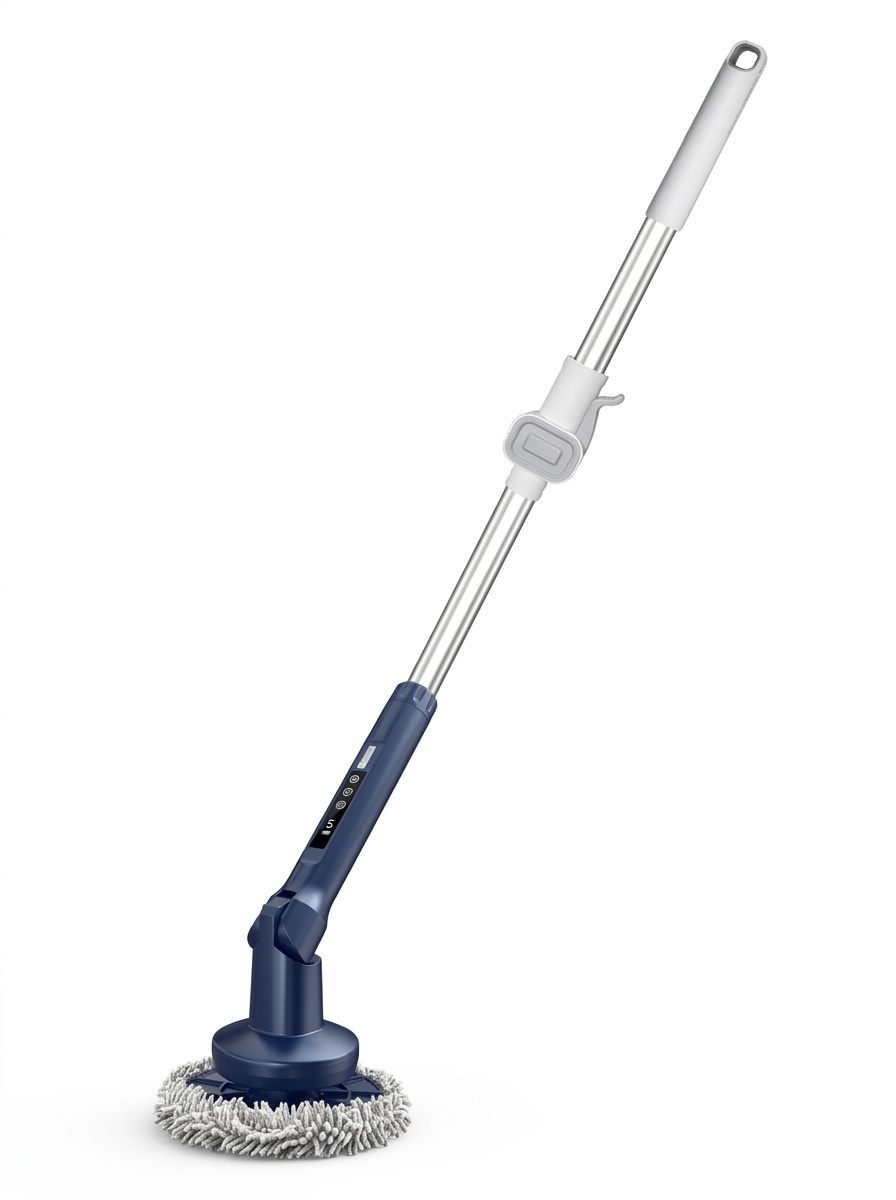 Multi-functional Electric Rotating Cleaning Brush, Power Scrubber for Home & Car, Deep Cleaning Powerful Motor, Interchangeable Brush Heads, Ergonomic Design