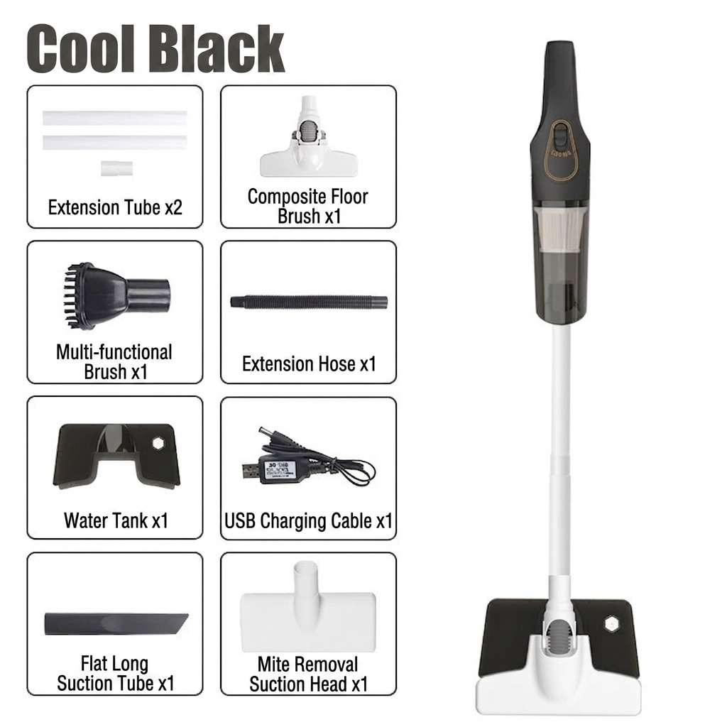 120W Wireless Handheld Vacuum Cleaner, 10kPa Powerful Suction, Lightweight & Portable for Home & Car, 5-Double Noise Reduction, 30-Min Battery Life