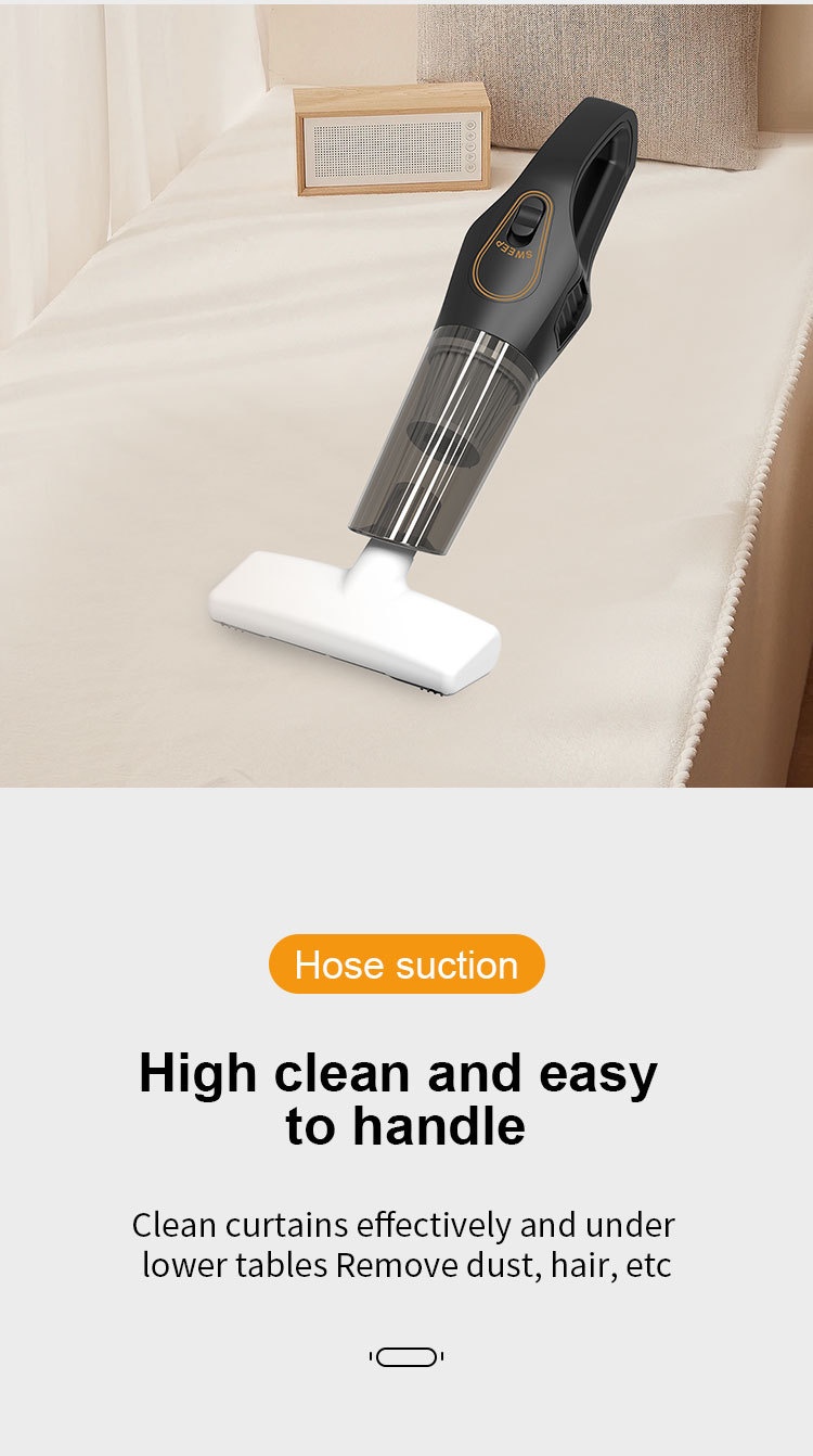 120W Wireless Handheld Vacuum Cleaner, 10kPa Powerful Suction, Lightweight & Portable for Home & Car, 5-Double Noise Reduction, 30-Min Battery Life