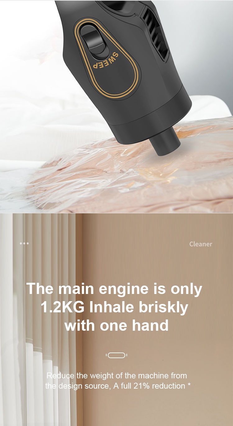 120W Wireless Handheld Vacuum Cleaner, 10kPa Powerful Suction, Lightweight & Portable for Home & Car, 5-Double Noise Reduction, 30-Min Battery Life