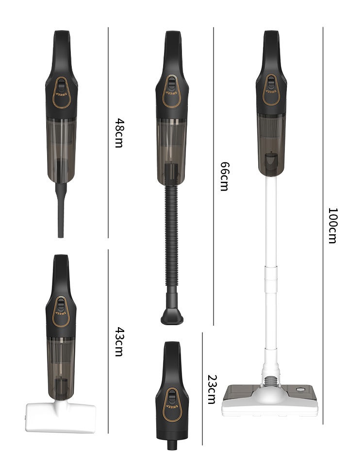 120W Wireless Handheld Vacuum Cleaner, 10kPa Powerful Suction, Lightweight & Portable for Home & Car, 5-Double Noise Reduction, 30-Min Battery Life
