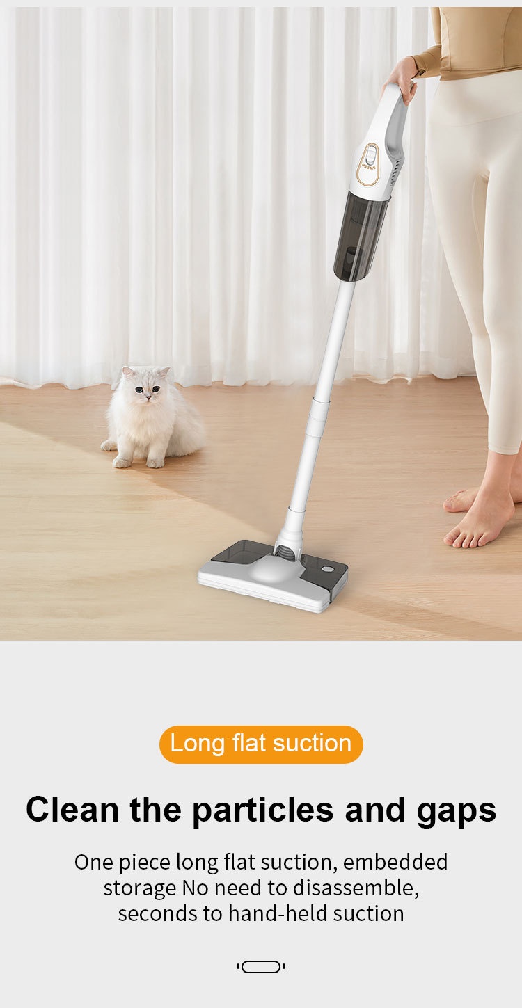120W Wireless Handheld Vacuum Cleaner, 10kPa Powerful Suction, Lightweight & Portable for Home & Car, 5-Double Noise Reduction, 30-Min Battery Life