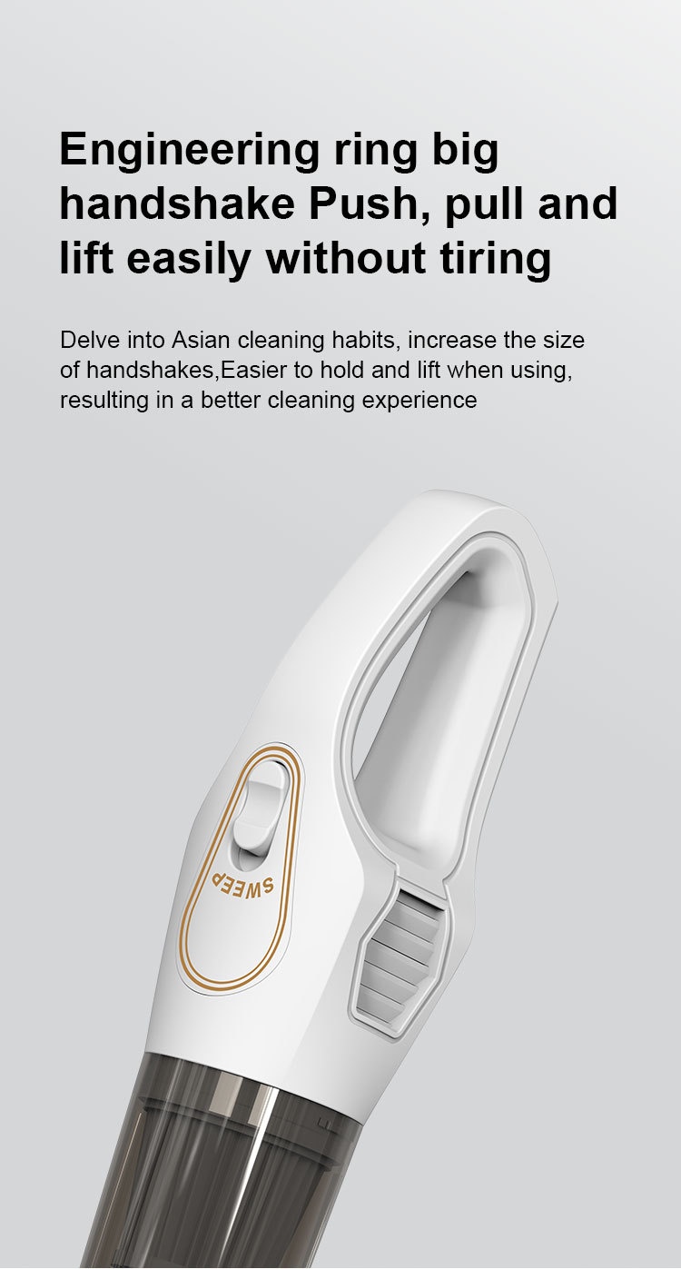 120W Wireless Handheld Vacuum Cleaner, 10kPa Powerful Suction, Lightweight & Portable for Home & Car, 5-Double Noise Reduction, 30-Min Battery Life