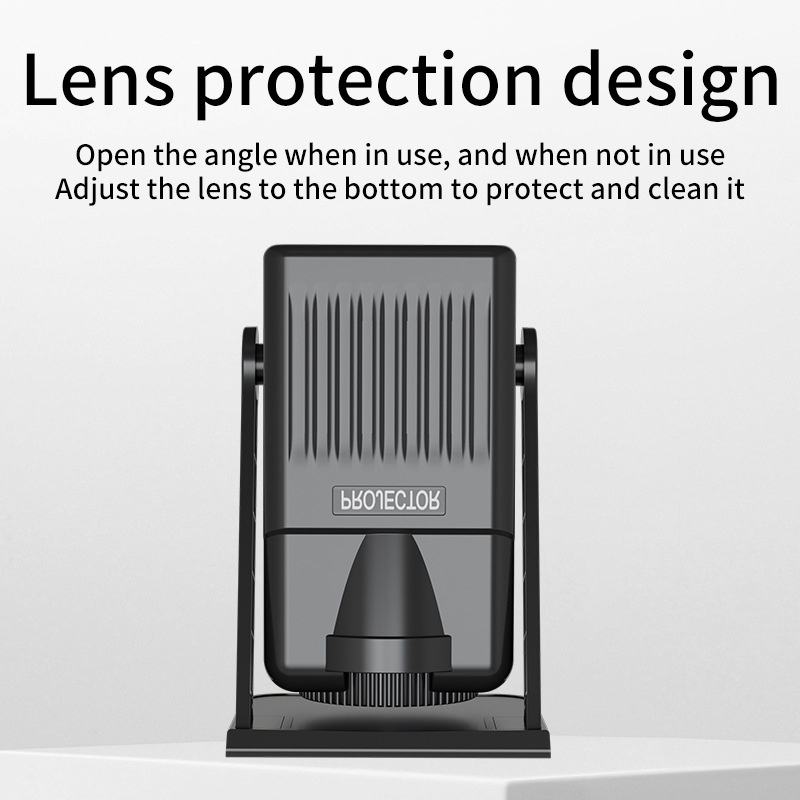 K300 Portable Smart Projector, 720P HD Movie Projector with WiFi 6 & Bluetooth 5.0, 200 ANSI Lumens, Android 14, 200" Display for Home Theater and Outdoor Use