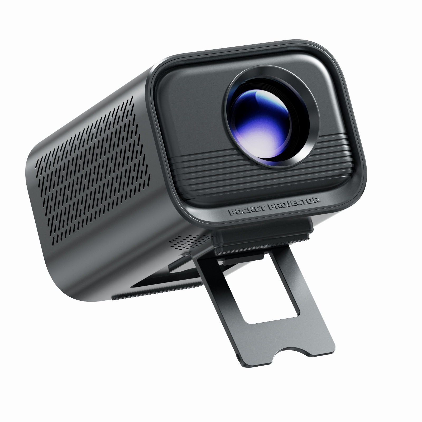 Mini Portable Projector, Native 720P HD Video Projector with Dual-Band WiFi & HDMI, 180 ANSI Lumens, 120" Display, Auto-Focus, Built-in Speakers for Home Theater and Outdoor Movies