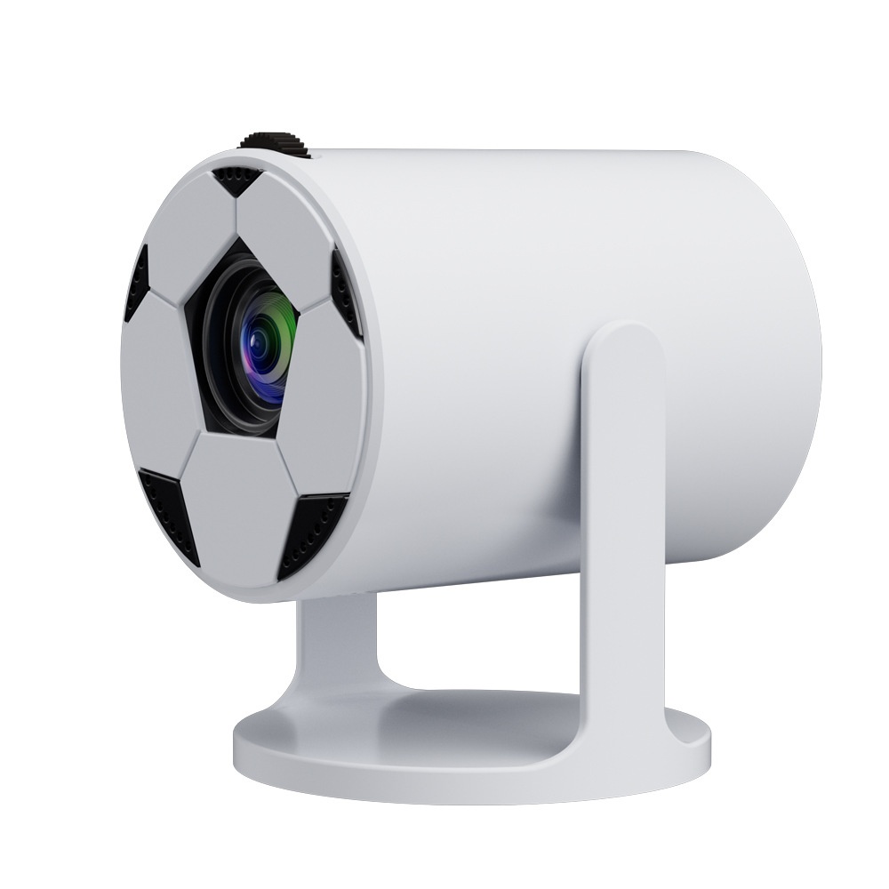 Mini Football Projector, 720P HD Portable Movie Projector with WiFi 6 & HDMI, 200 ANSI Lumens, 110" Display, Built-in High-Fidelity Speaker for Home Theater