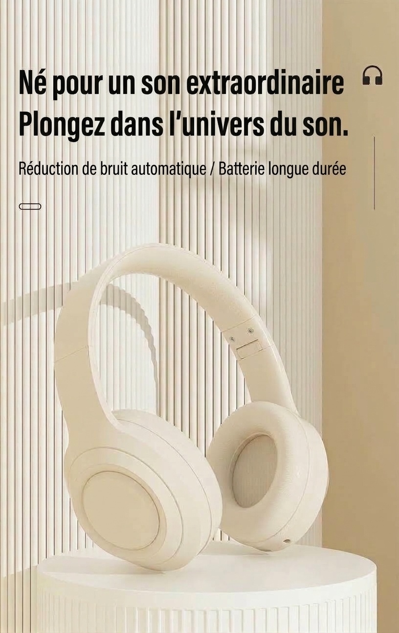 Wireless Over-Ear Bluetooth Foldable Headphones