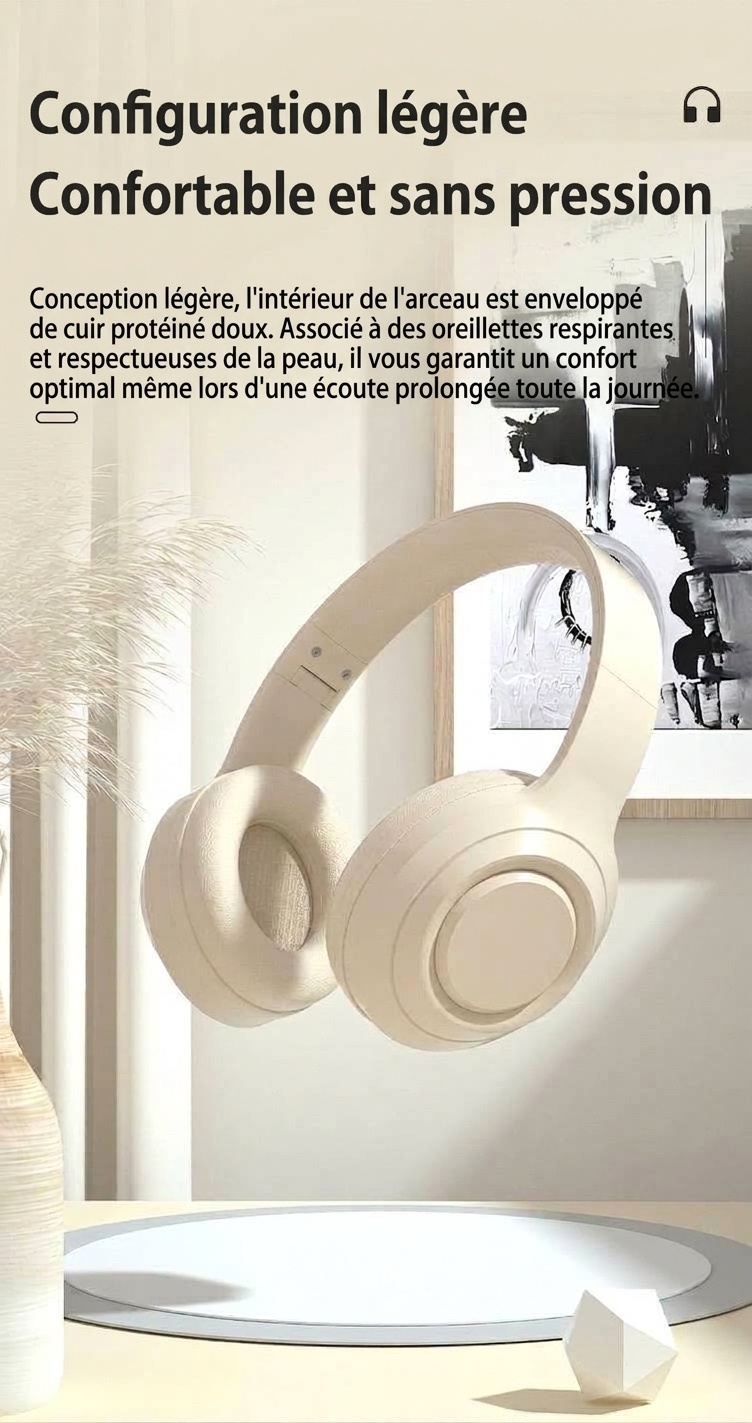 Wireless Over-Ear Bluetooth Foldable Headphones